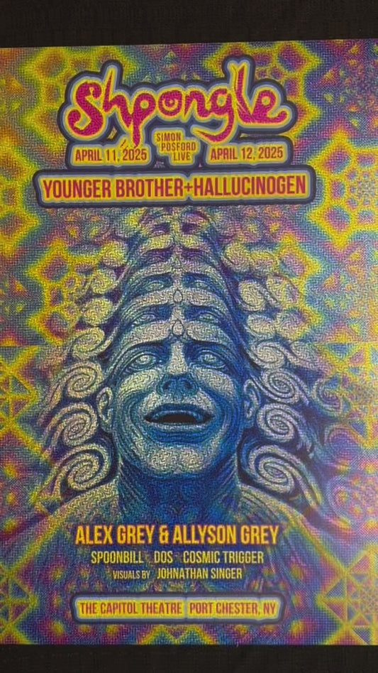 Allyson Grey & Alex Grey Port Chester Capitol Theatre Poster (Jazzy Foil)